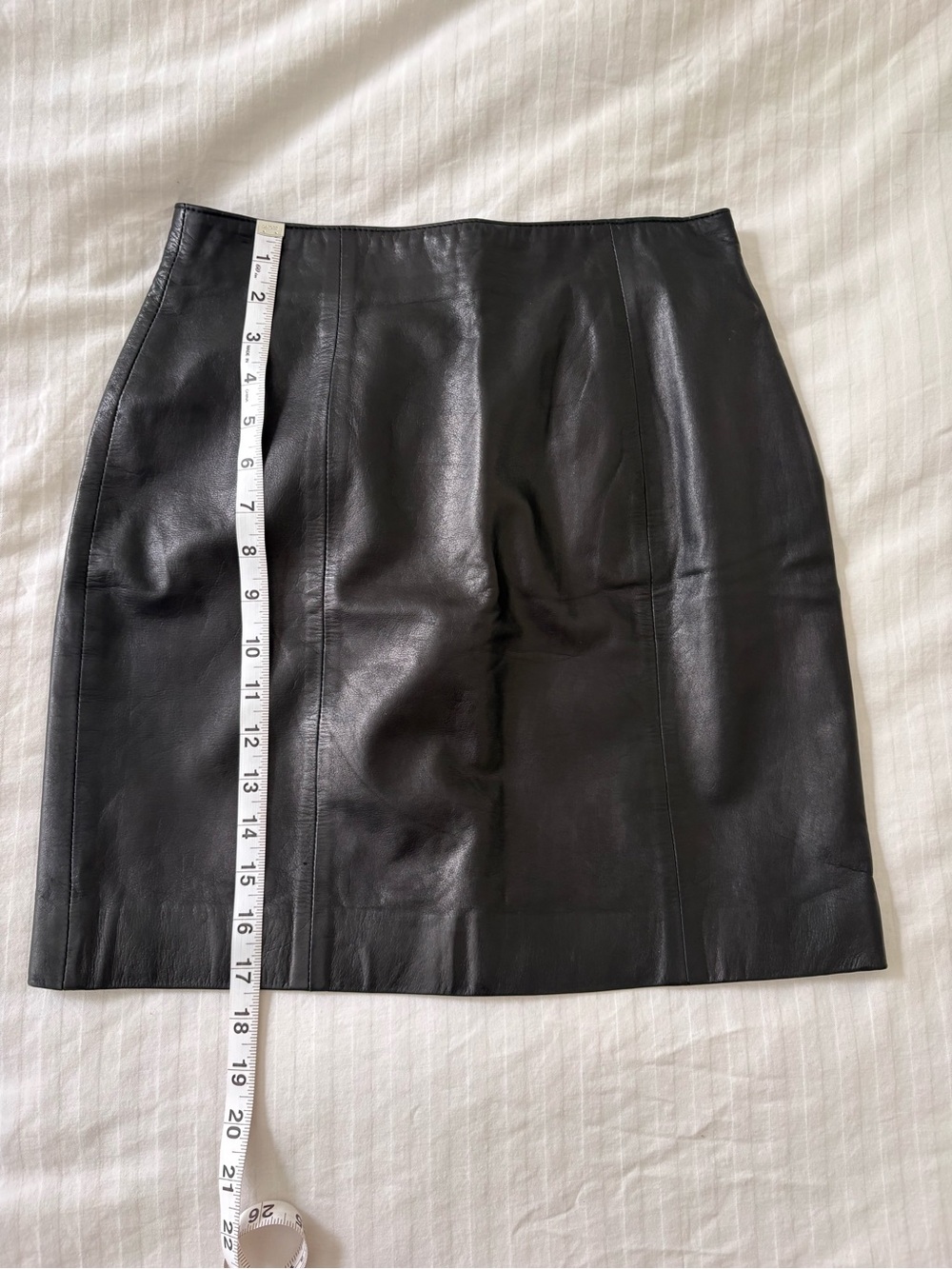 Vintage Genuine Leather Mini Skirt - Womens - Picture 8 of 10